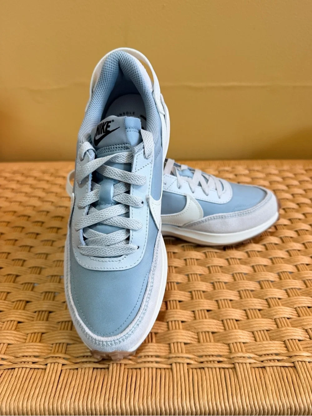 Nike Kids Blue and White Low-Top Sneakers